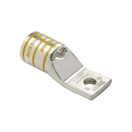 Panduit Copper Compression Lug, 1 Hole, Flex, 2/0 AWG, Narrow, LCAXN2/0-12-X LCAXN2/0-12-X